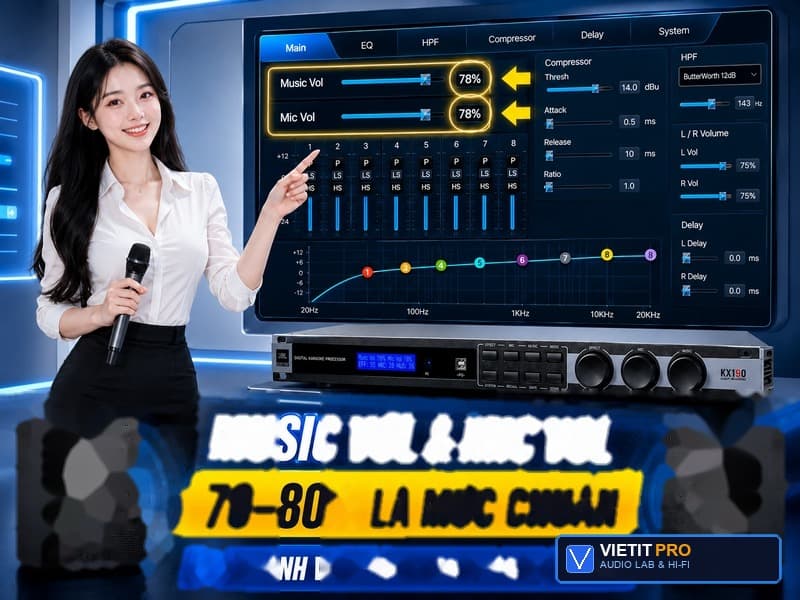 Quy Trình Hiệu Chỉnh Kênh Main Out Vang Số Chuyên Sâu Theo Tiêu Chuẩn Kỹ Sư DSP