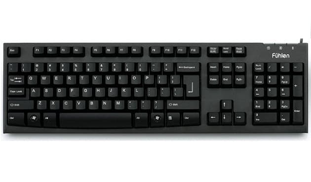 Bàn phím Fuhlen L411 chính hãng – Gõ êm, chống nước, giá rẻ